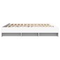 vidaXL Giroletto senza Materasso Bianco 180x200 cm Legno Multistrato