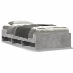vidaXL Giroletto Grigio Cemento 100x200 cm in Legno Multistrato