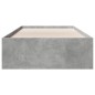 vidaXL Giroletto Grigio Sonoma 90x200 cm in Legno Multistrato vidaXL Giroletto Grigio Sonoma 90x200 cm in Legno Multistrato
