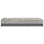 vidaXL Giroletto Grigio Sonoma 100x200 cm in Legno Multistrato