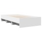 vidaXL Giroletto Bianco 90x190 cm in Legno Multistrato vidaXL Giroletto Bianco 90x190 cm in Legno Multistrato