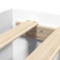 vidaXL Giroletto Bianco 90x190 cm in Legno Multistrato vidaXL Giroletto Bianco 90x190 cm in Legno Multistrato