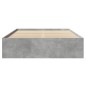 vidaXL Giroletto Grigio Cemento 135x190 cm in Legno Multistrato vidaXL Giroletto Grigio Cemento 135x190 cm in Legno Multistrato