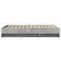 vidaXL Giroletto Grigio Cemento 135x190 cm in Legno Multistrato vidaXL Giroletto Grigio Cemento 135x190 cm in Legno Multistrato