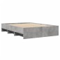 vidaXL Giroletto Grigio Cemento 135x190 cm in Legno Multistrato vidaXL Giroletto Grigio Cemento 135x190 cm in Legno Multistrato