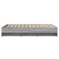 vidaXL Giroletto Grigio Sonoma 120x190 cm in Legno Multistrato vidaXL Giroletto Grigio Sonoma 120x190 cm in Legno Multistrato