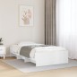 vidaXL Giroletto Bianco 75x190 cm in Legno Multistrato vidaXL Giroletto Bianco 75x190 cm in Legno Multistrato