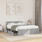 vidaXL Giroletto Testiera Grigio Cemento 120x190 cm Legno Multistrato vidaXL Giroletto Testiera Grigio Cemento 120x190 cm Legno Multistrato