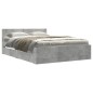 vidaXL Giroletto Testiera Grigio Cemento 120x190 cm Legno Multistrato vidaXL Giroletto Testiera Grigio Cemento 120x190 cm Legno Multistrato
