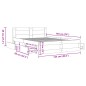 vidaXL Giroletto Testiera Grigio Cemento 120x190 cm Legno Multistrato vidaXL Giroletto Testiera Grigio Cemento 120x190 cm Legno Multistrato
