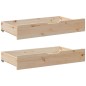 vidaXL Dormeuse con Cassetti 90x190 cm in Legno Massello Pino vidaXL Dormeuse con Cassetti 90x190 cm in Legno Massello Pino