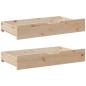 vidaXL Dormeuse con Cassetti 90x190 cm in Legno Massello Pino