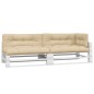 vidaXL Cuscini per Pallet 5 pz Beige in Tessuto