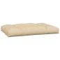 vidaXL Cuscini per Pallet 5 pz Beige in Tessuto