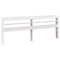 vidaXL Giroletto senza Materasso Bianco 200x200 cm Legno Massello Pino vidaXL Giroletto senza Materasso Bianco 200x200 cm Legno Massello Pino
