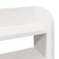 vidaXL Giroletto senza Materasso Bianco 200x200 cm Legno Massello Pino vidaXL Giroletto senza Materasso Bianco 200x200 cm Legno Massello Pino