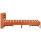 vidaXL Letto senza Materasso Marrone Cera 75x190 cm in Legno di Pino vidaXL Letto senza Materasso Marrone Cera 75x190 cm in Legno di Pino