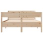 vidaXL Letto senza Materasso 160x200 cm in Legno Massello di Pino vidaXL Letto senza Materasso 160x200 cm in Legno Massello di Pino