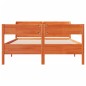 vidaXL Letto senza Materasso Marrone Cera 160x200 cm in Legno di Pino vidaXL Letto senza Materasso Marrone Cera 160x200 cm in Legno di Pino