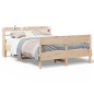 vidaXL Letto senza Materasso 135x190 cm in Legno Massello di Pino vidaXL Letto senza Materasso 135x190 cm in Legno Massello di Pino