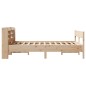 vidaXL Letto senza Materasso 135x190 cm in Legno Massello di Pino vidaXL Letto senza Materasso 135x190 cm in Legno Massello di Pino