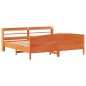 vidaXL Letto senza Materasso Marrone Cera 200x200 cm in Legno di Pino