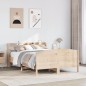 vidaXL Letto senza Materasso 150x200 cm in Legno Massello di Pino vidaXL Letto senza Materasso 150x200 cm in Legno Massello di Pino