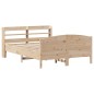 vidaXL Letto senza Materasso 150x200 cm in Legno Massello di Pino vidaXL Letto senza Materasso 150x200 cm in Legno Massello di Pino