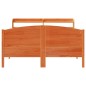 vidaXL Giroletto senza Materasso Marrone Cera 140x200cm Massello Pino vidaXL Giroletto senza Materasso Marrone Cera 140x200cm Massello Pino