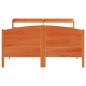 vidaXL Letto senza Materasso Marrone Cera 135x190 cm in Legno di Pino
