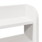 vidaXL Giroletto senza Materasso Bianco 100x200 cm Legno Massello Pino vidaXL Giroletto senza Materasso Bianco 100x200 cm Legno Massello Pino
