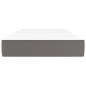 Materasso a Molle Grigio 100x200x20 cm in Similpelle Materasso a Molle Grigio 100x200x20 cm in Similpelle