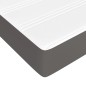 Materasso a Molle Grigio 100x200x20 cm in Similpelle Materasso a Molle Grigio 100x200x20 cm in Similpelle
