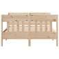 vidaXL Letto senza Materasso 135x190 cm in Legno Massello di Pino vidaXL Letto senza Materasso 135x190 cm in Legno Massello di Pino