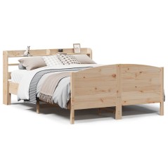 vidaXL Letto senza Materasso 135x190 cm in Legno Massello di Pino