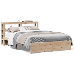 vidaXL Giroletto con Testiera 140x200 cm in Legno Massello di Pino