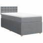 vidaXL Giroletto a Molle con Materasso Grigio Chiaro 80x200 cm Tessuto vidaXL Giroletto a Molle con Materasso Grigio Chiaro 80x200 cm Tessuto
