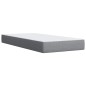vidaXL Giroletto a Molle con Materasso Grigio Chiaro 80x200 cm Tessuto vidaXL Giroletto a Molle con Materasso Grigio Chiaro 80x200 cm Tessuto