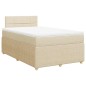 vidaXL Giroletto a Molle con Materasso Crema 120x190 cm in Tessuto vidaXL Giroletto a Molle con Materasso Crema 120x190 cm in Tessuto