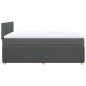 vidaXL Giroletto a Molle con Materasso Grigio Scuro 140x200cm Tessuto vidaXL Giroletto a Molle con Materasso Grigio Scuro 140x200cm Tessuto