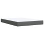 vidaXL Giroletto a Molle con Materasso Grigio Scuro 140x200cm Tessuto vidaXL Giroletto a Molle con Materasso Grigio Scuro 140x200cm Tessuto