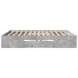 vidaXL Giroletto Grigio Cemento 200x200 cm in Legno Multistrato