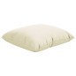 vidaXL Cuscini per Divano 4 pz Crema 40x40 cm in Tessuto