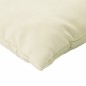 vidaXL Cuscini per Divano 4 pz Crema 40x40 cm in Tessuto