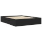 vidaXL Giroletto Nero 150x200 cm in Legno Multistrato vidaXL Giroletto Nero 150x200 cm in Legno Multistrato