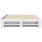 vidaXL Giroletto Bianco 140x190 cm in Legno Multistrato vidaXL Giroletto Bianco 140x190 cm in Legno Multistrato