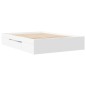 vidaXL Giroletto Bianco 140x190 cm in Legno Multistrato vidaXL Giroletto Bianco 140x190 cm in Legno Multistrato