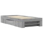 vidaXL Giroletto Grigio Sonoma 100x200 cm in Legno Multistrato vidaXL Giroletto Grigio Sonoma 100x200 cm in Legno Multistrato