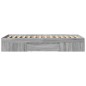 vidaXL Giroletto Grigio Sonoma 100x200 cm in Legno Multistrato vidaXL Giroletto Grigio Sonoma 100x200 cm in Legno Multistrato