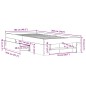 vidaXL Giroletto Grigio Sonoma 100x200 cm in Legno Multistrato vidaXL Giroletto Grigio Sonoma 100x200 cm in Legno Multistrato